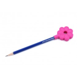 Ołówek z gryzakiem kwiatkiem