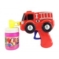 Bańki mydlane- wóz strażacki